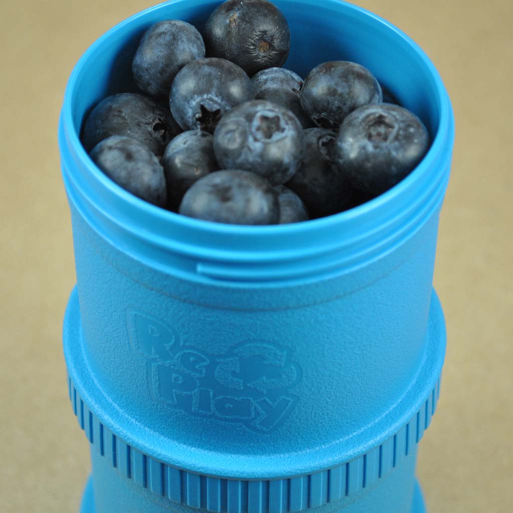 Re Play Portable Snack Stack With Storage & Travel Lid For Toddlers & Kids - Sky Blue 12804-B - Easy Pharmacy LLC