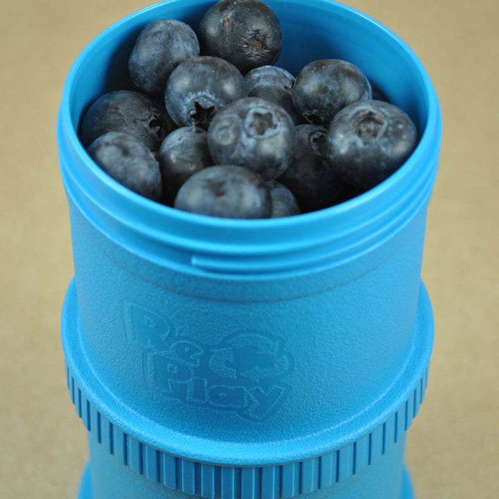 Re Play Portable Snack Stack With Storage & Travel Lid For Toddlers & Kids - Sky Blue 12804-B - Easy Pharmacy LLC