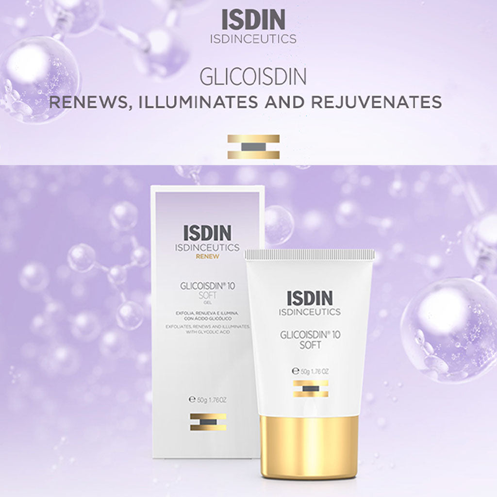 Isdin Isdinceutics Renew Glicoisdin 10 Soft Facial Night Gel with Peeling Glycolic acid 50g - Easy Pharmacy LLC
