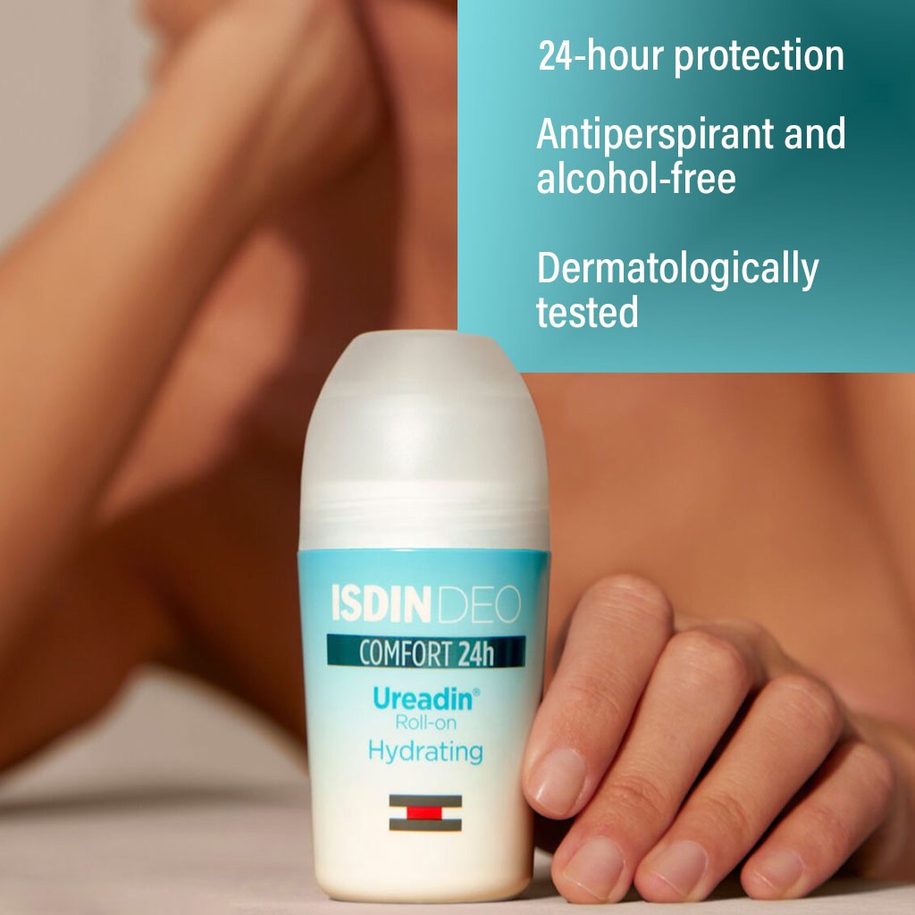 Isdin Deo Ureadin Comfort 24 Hour Hydrating Roll On 50ml, 2+1 PROMO PACK - Easy Pharmacy LLC
