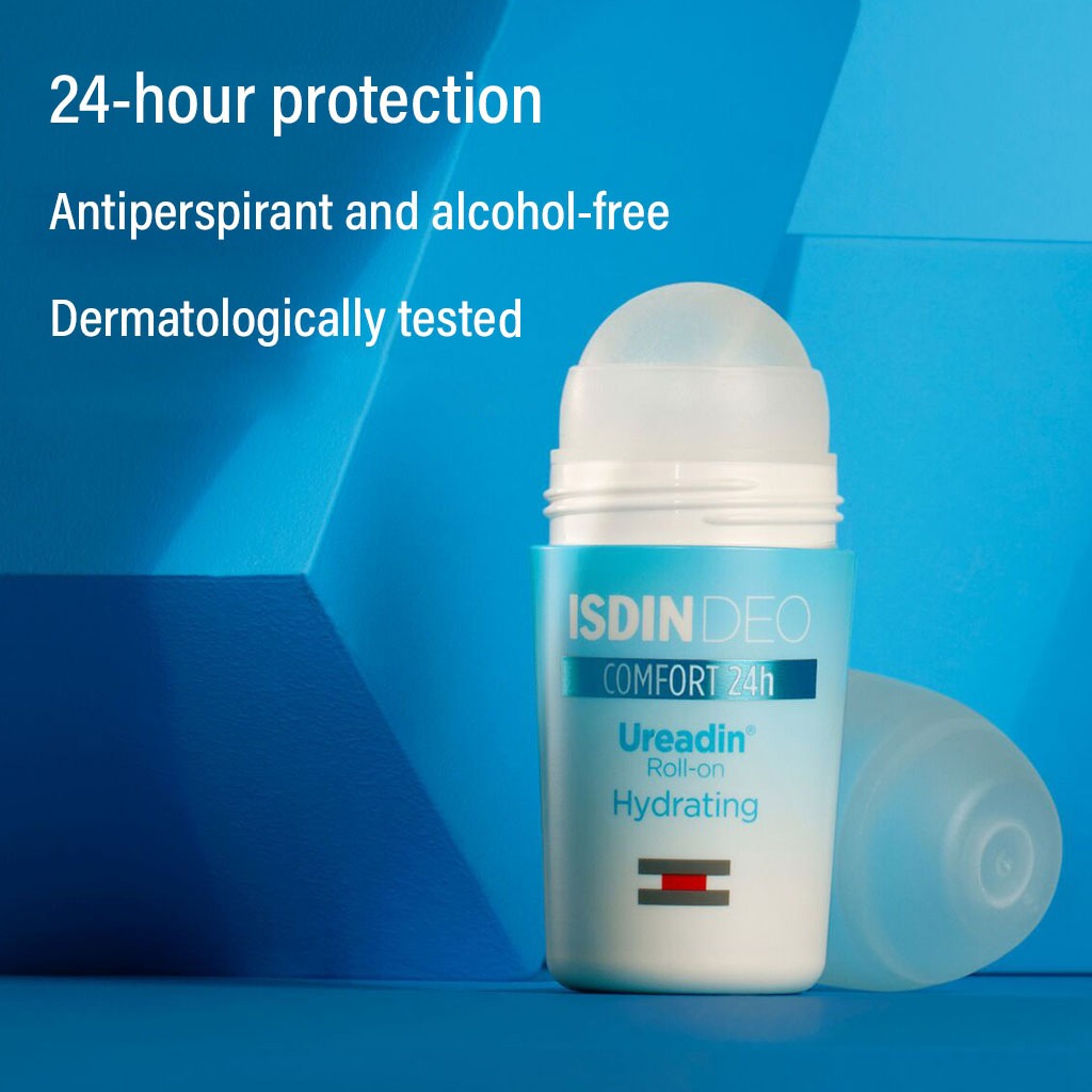 Isdin Deo Ureadin Comfort 24 Hour Hydrating Roll On 50ml, 2+1 PROMO PACK - Easy Pharmacy LLC