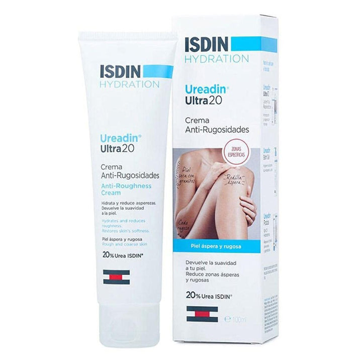 Isdin Ureadin Ultra 20 Anti-Roughness Cream 100ml + Isdin Ureadin Ultra 10 Repairing Lotion Plus 400 ml For Rough And Dry Skin PROMO PACK - Easy Pharmacy LLC