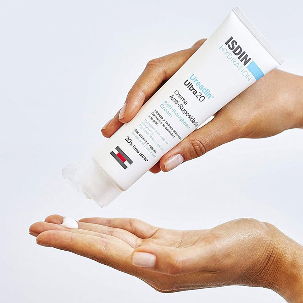Isdin Ureadin Ultra 20 Anti-Roughness Cream 100ml + Isdin Ureadin Ultra 10 Repairing Lotion Plus 400 ml For Rough And Dry Skin PROMO PACK - Easy Pharmacy LLC