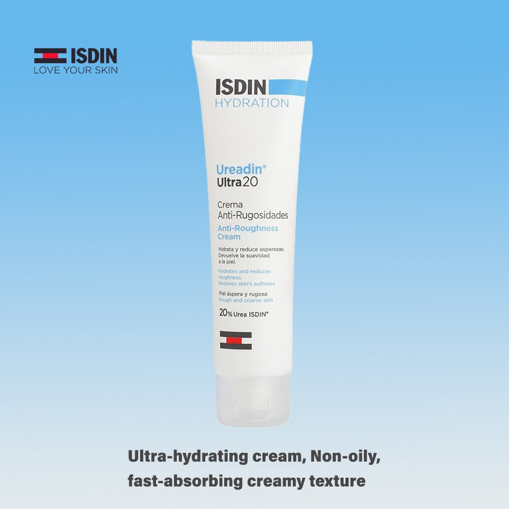 Isdin Ureadin Ultra 20 Anti-Roughness Cream 100ml + Isdin Ureadin Ultra 10 Repairing Lotion Plus 400 ml For Rough And Dry Skin PROMO PACK - Easy Pharmacy LLC