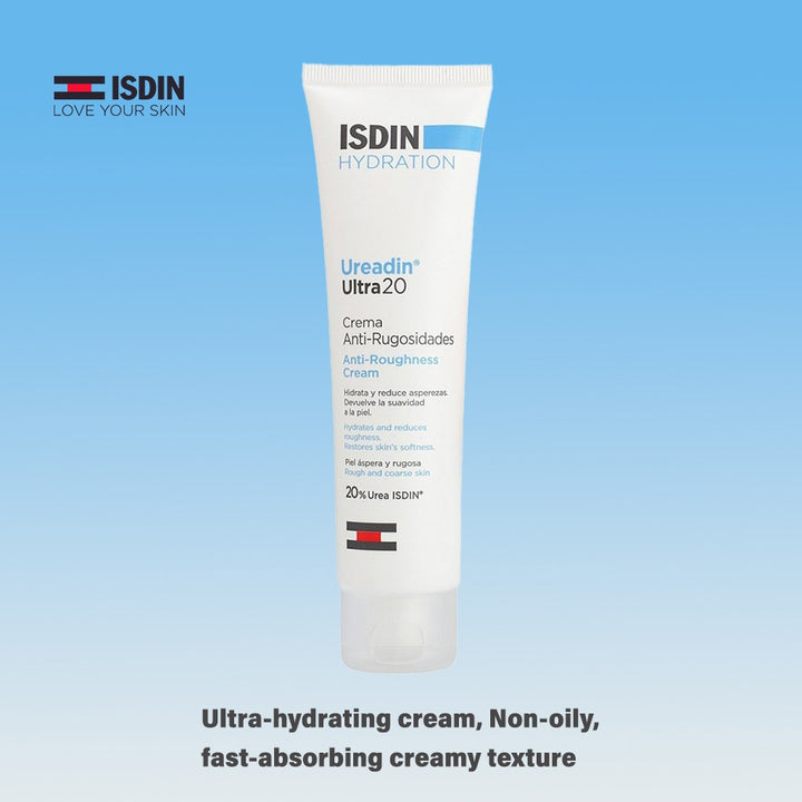 Isdin Ureadin Ultra 20 Anti-Roughness Cream 100ml + Isdin Ureadin Ultra 10 Repairing Lotion Plus 400 ml For Rough And Dry Skin PROMO PACK - Easy Pharmacy LLC