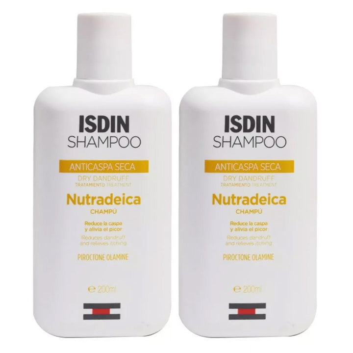 Isdin Nutradeica Anti Dry Dandruff Shampoo 200ml, PROMO PACK of 2 units - Easy Pharmacy LLC