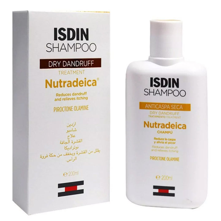 Isdin Nutradeica Anti Dry Dandruff Shampoo 200ml, PROMO PACK of 2 units - Easy Pharmacy LLC