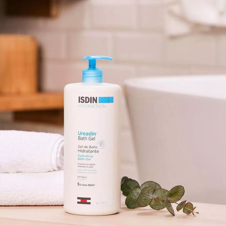 Isdin Ureadin Hydrating Bath Gel 400ml + Isdin Ureadin Ultra 20 Anti-Roughness Cream 50ml PROMO PACK - Easy Pharmacy LLC