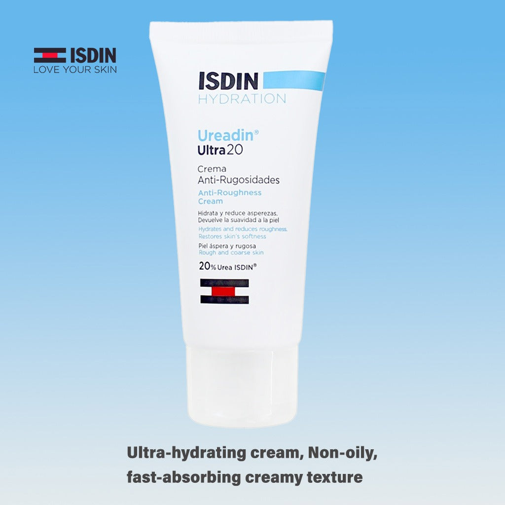 Isdin Ureadin Hydrating Bath Gel 400ml + Isdin Ureadin Ultra 20 Anti-Roughness Cream 50ml PROMO PACK - Easy Pharmacy LLC