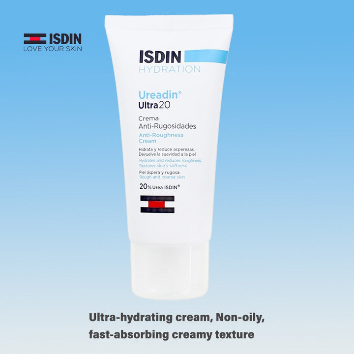 Isdin Ureadin Hydrating Bath Gel 400ml + Isdin Ureadin Ultra 20 Anti-Roughness Cream 50ml PROMO PACK - Easy Pharmacy LLC