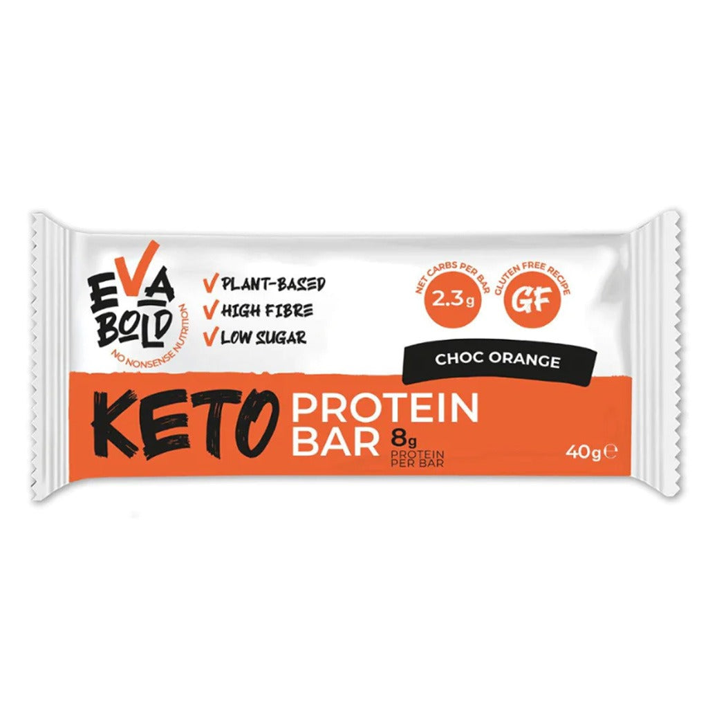 Eva Bold Keto Protein Bar, Choc Orange Flavor 40g, Pack of 1's - Easy Pharmacy LLC