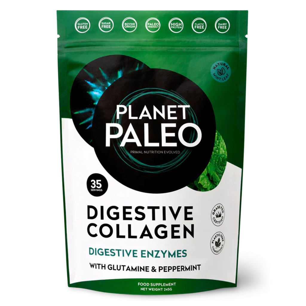 Planet Paleo Digestive Collagen With Glutamine And Peppermint 245g - Easy Pharmacy LLC