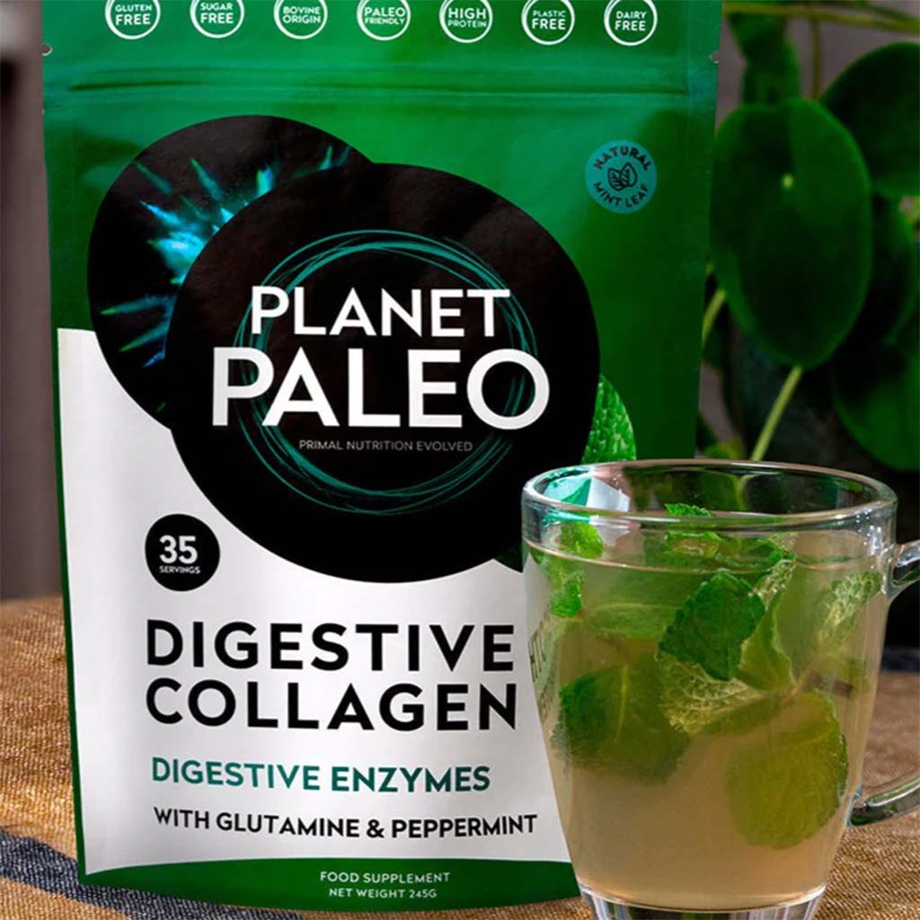 Planet Paleo Digestive Collagen With Glutamine And Peppermint 245g - Easy Pharmacy LLC