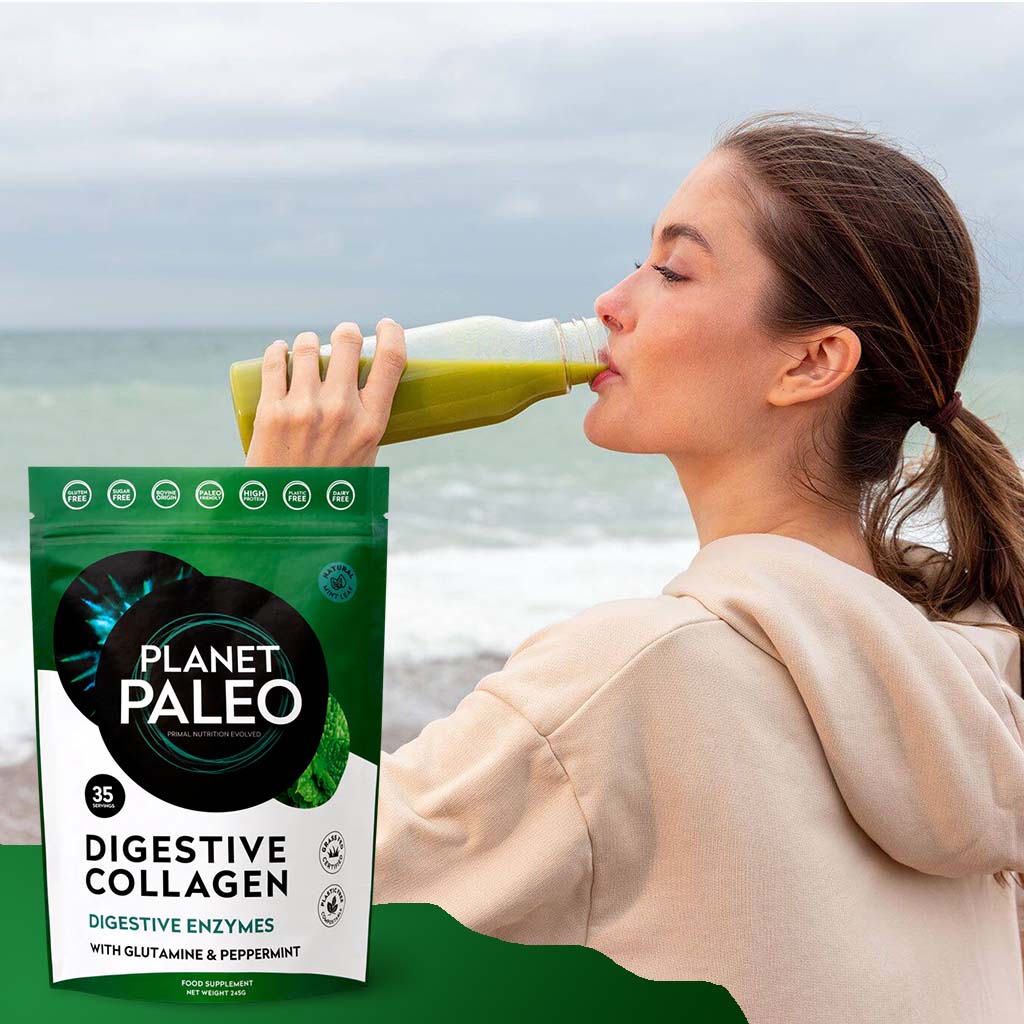 Planet Paleo Digestive Collagen With Glutamine And Peppermint 245g - Easy Pharmacy LLC