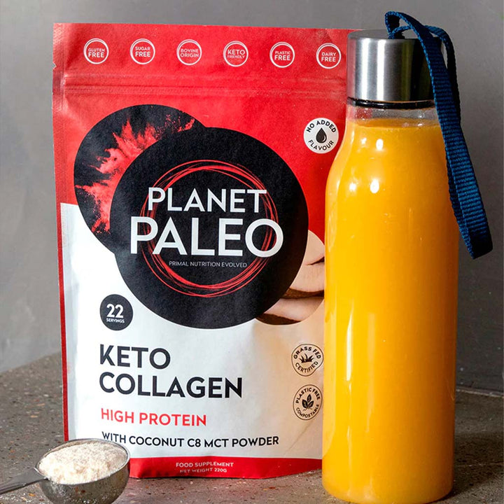 Planet Paleo High Protein Keto Collagen with Coconut C8 MCT Powder 220g, 22 Servings - Easy Pharmacy LLC