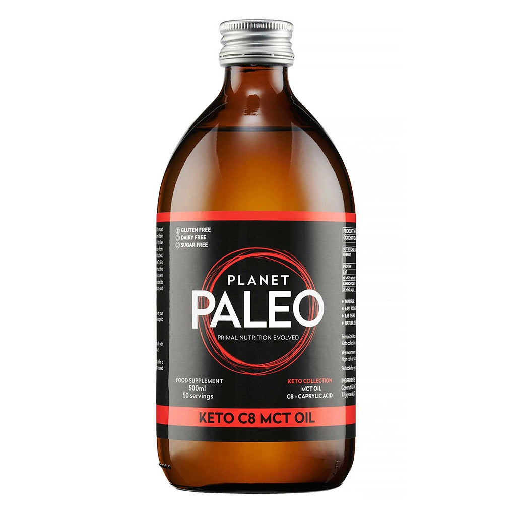 Planet Paleo Keto C8 MCT Oil 500ml, 50 Servings - Easy Pharmacy LLC