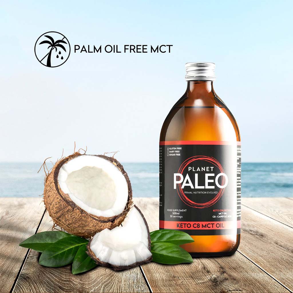 Planet Paleo Keto C8 MCT Oil 500ml, 50 Servings - Easy Pharmacy LLC