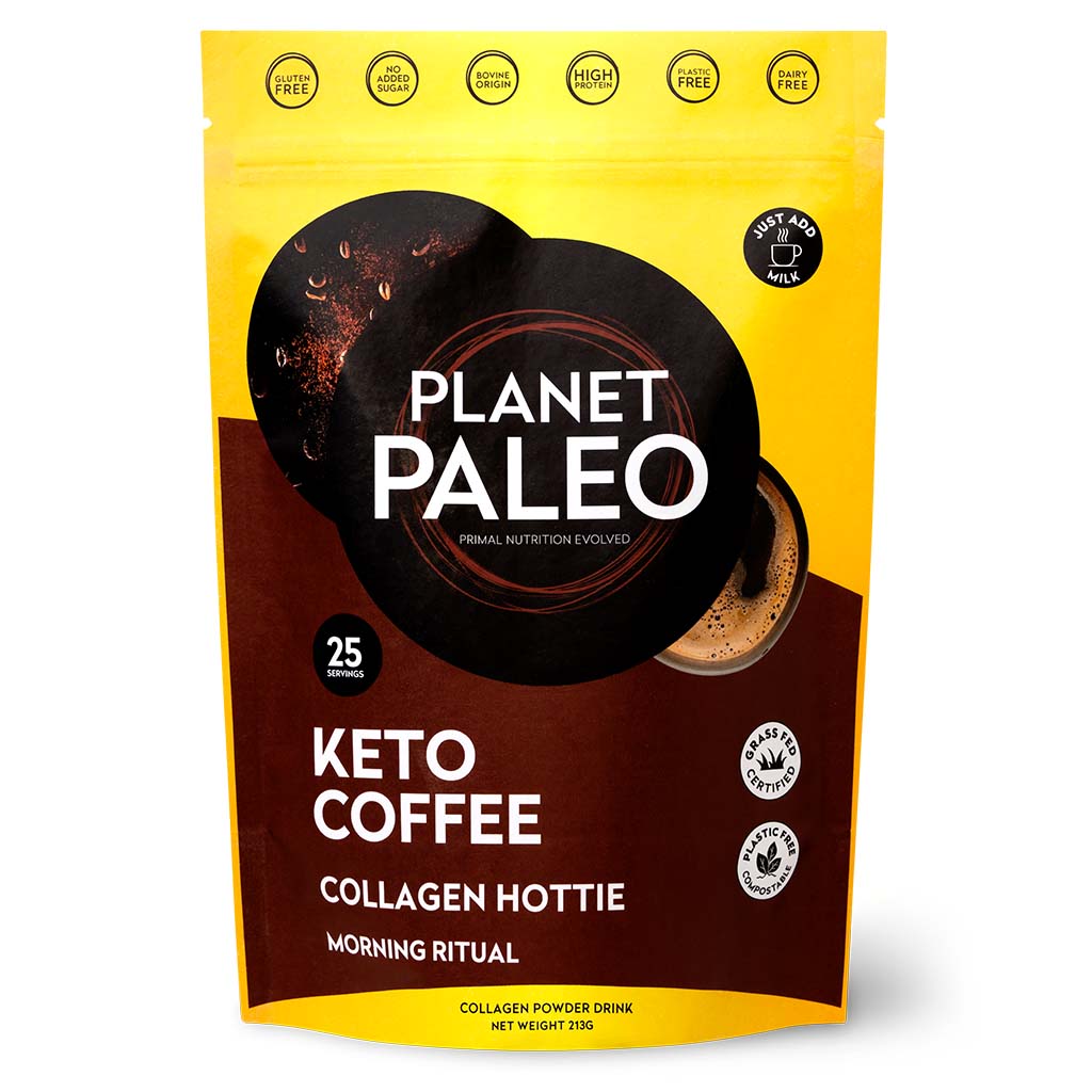 Planet Paleo Organic Pure Type 1 and 3 Collagen Keto Coffee 213g - Easy Pharmacy LLC
