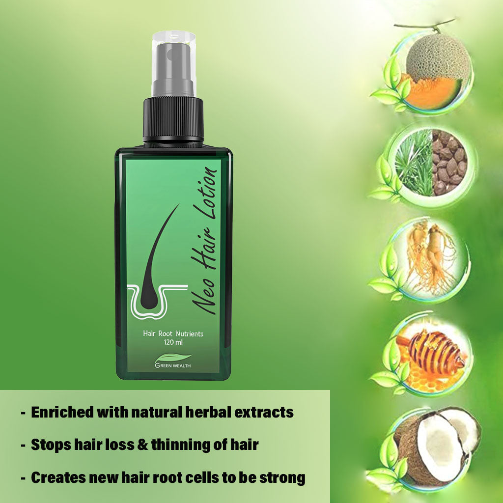 Green Wealth Neo Hair Lotion For Hair Growth 120ml - Easy Pharmacy LLC