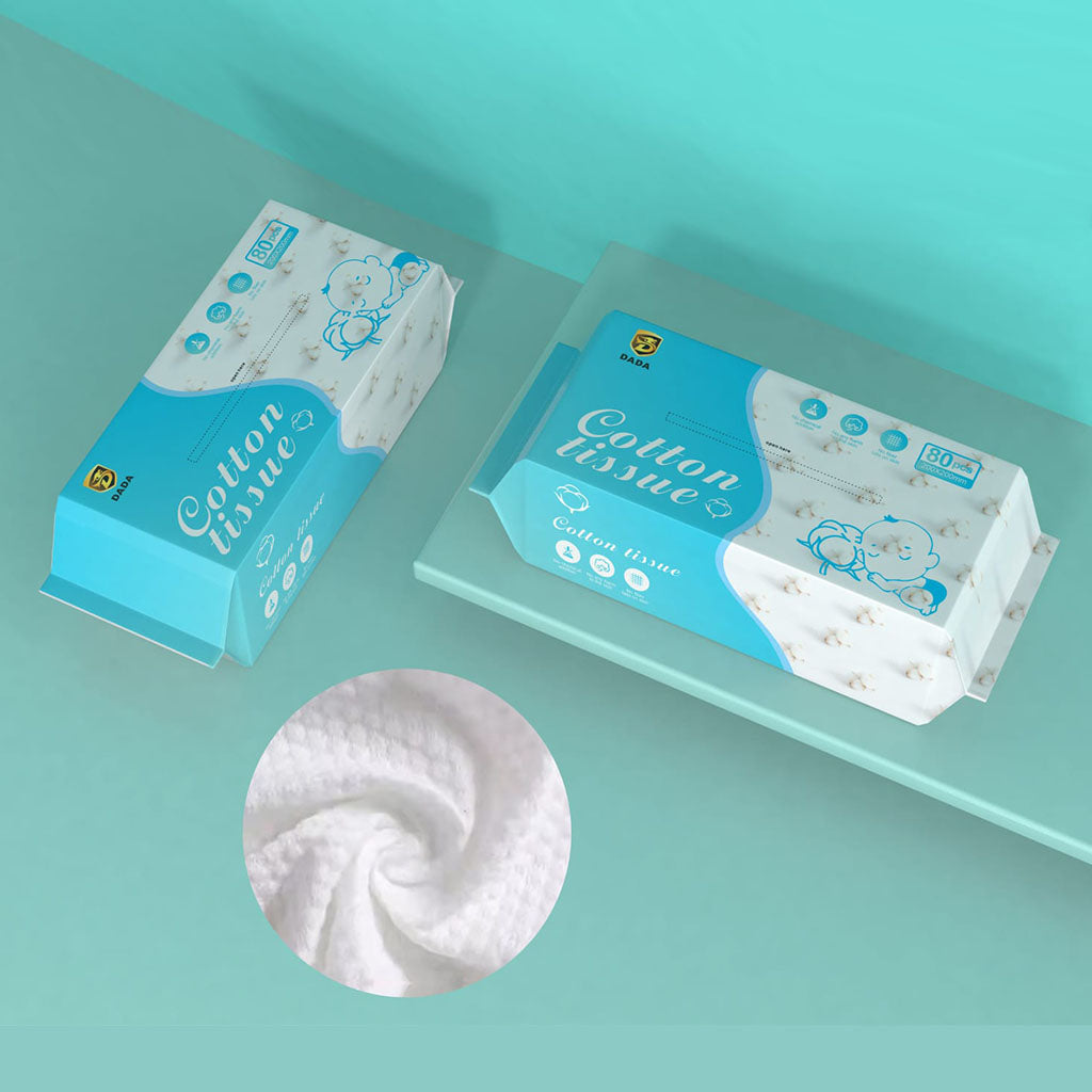 Dada Kids Cotton Tissues, Pack of 80's - Easy Pharmacy LLC