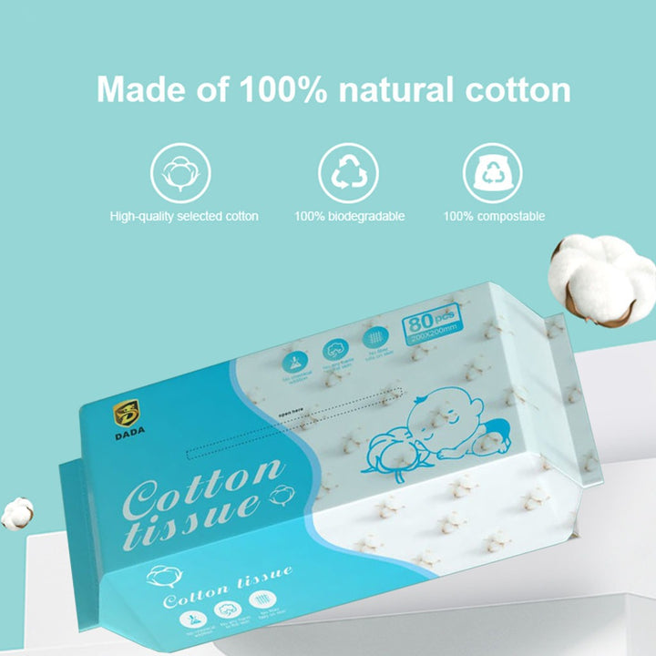 Dada Kids Cotton Tissues, Pack of 80's - Easy Pharmacy LLC