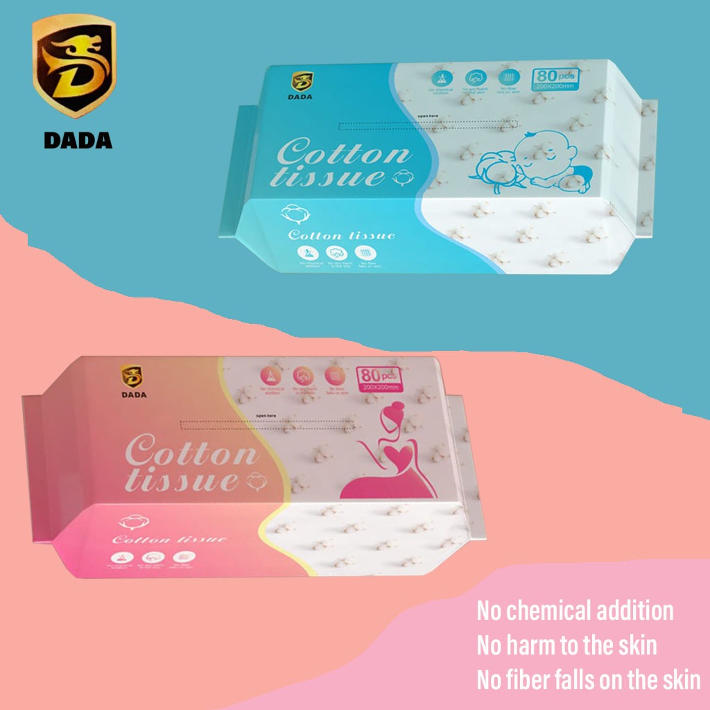 Dada Kids Cotton Tissues, Pack of 80's - Easy Pharmacy LLC