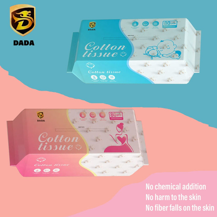 Dada Kids Cotton Tissues, Pack of 80's - Easy Pharmacy LLC
