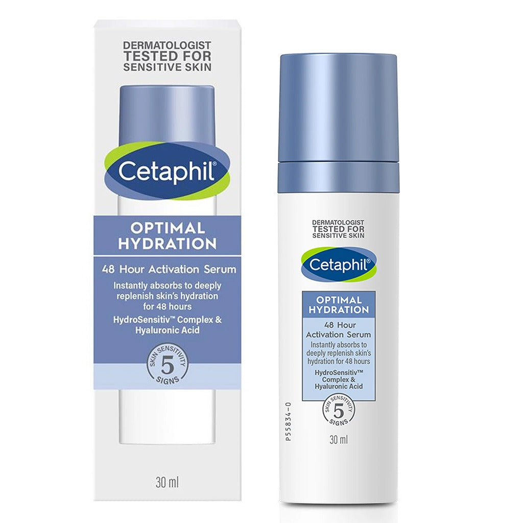 Cetaphil Optimal Hydration 48Hr Activation Moisturizing Facial Serum For Dry or Dehydrated Skin 30ml - Easy Pharmacy LLC