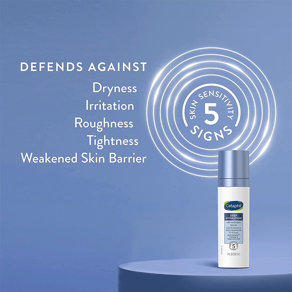 Cetaphil Optimal Hydration 48Hr Activation Moisturizing Facial Serum For Dry or Dehydrated Skin 30ml - Easy Pharmacy LLC