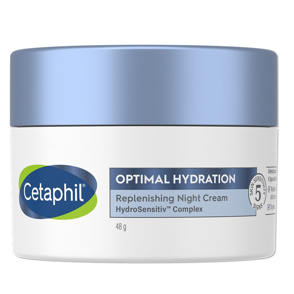Cetaphil Optimal Hydration Replenishing Night Cream For Dry or Dehydrated Skin 48g - Easy Pharmacy LLC