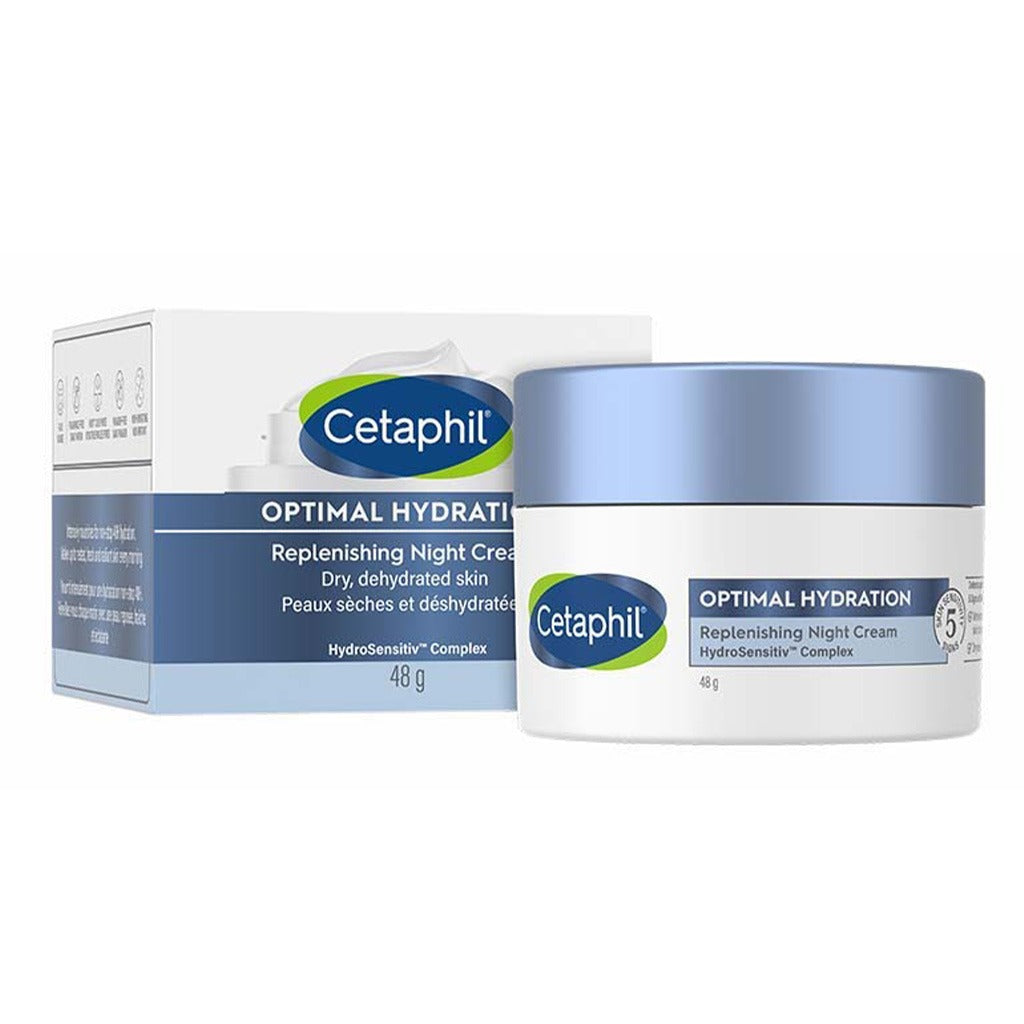 Cetaphil Optimal Hydration Replenishing Night Cream For Dry or Dehydrated Skin 48g - Easy Pharmacy LLC
