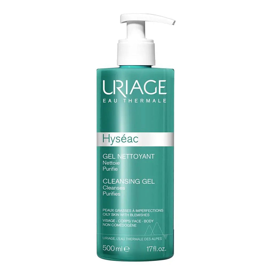 Uriage Hyseac Soap-Free Cleansing Gel For Combination to Oily Skin 500ml