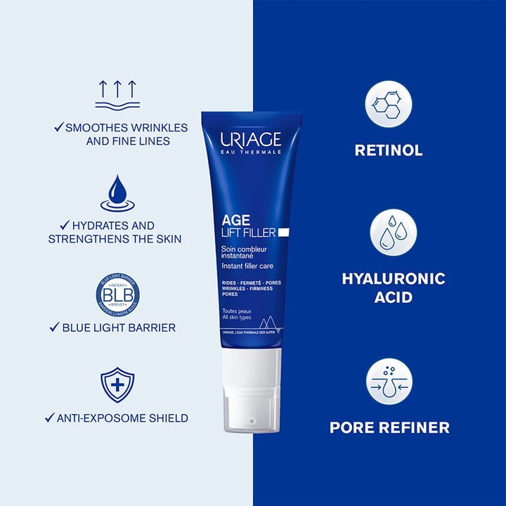 Uriage Age Lift Instant Filler Care For Wrinkles & Fine Lines 30ml - Easy Pharmacy LLC