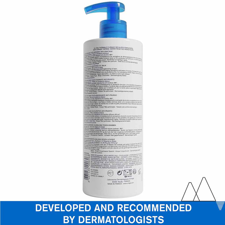 Uriage Xemose Anti Itch Soothing Oil Balm For Dry Skin Prone To Atopy 500ml - Easy Pharmacy LLC