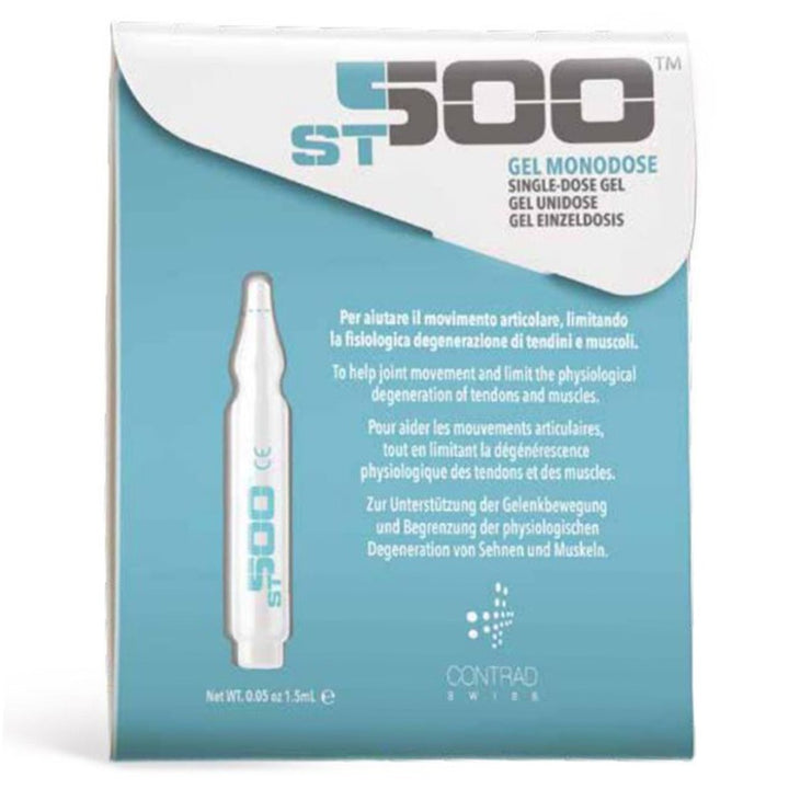 Contrad Swiss ST500 Topical Gel For Healthy Joint Movement, Pack of 4 Monodose Vial + 8 Patches - Easy Pharmacy LLC