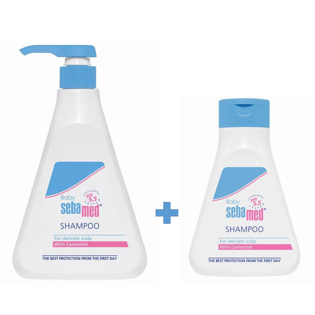 Sebamed Baby Shampoo With Chamomile For Delicate Scalp 500ml + 150ml VALUE PACK - Easy Pharmacy LLC