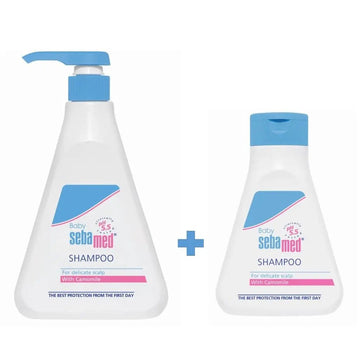 Sebamed Baby Shampoo With Chamomile For Delicate Scalp 500ml + 150ml VALUE PACK