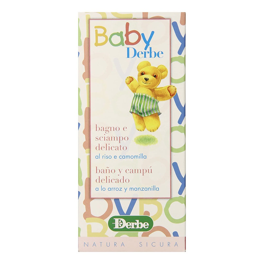 Derbe Baby Gentle Bath Foam & Shampoo With Rice And Chamomile 250ml - Easy Pharmacy LLC
