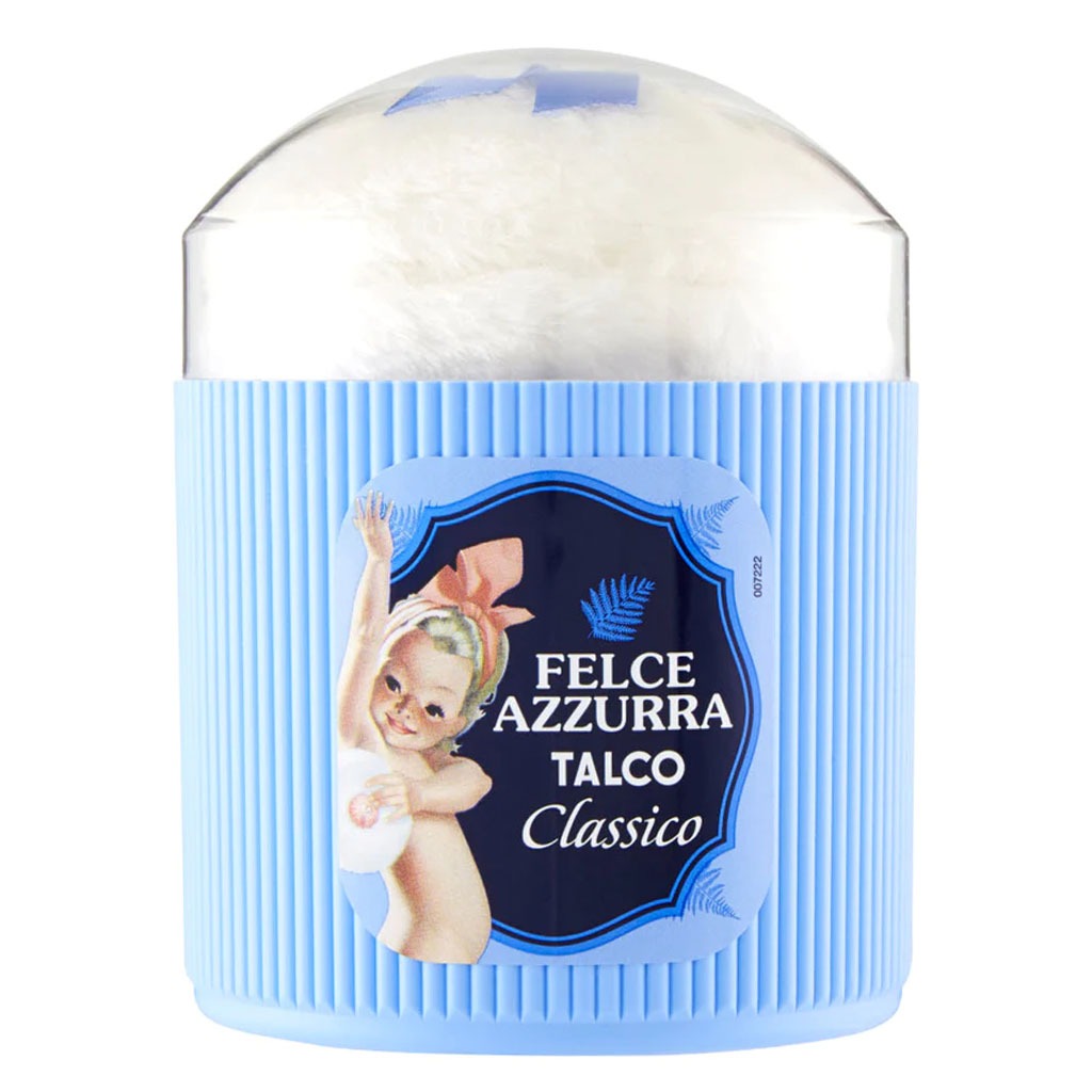 Felce Azzurra Talcum Powder Classic With Assorted Puff 250g - Easy Pharmacy LLC