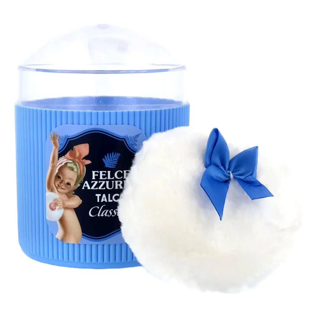 Felce Azzurra Talcum Powder Classic With Assorted Puff 250g - Easy Pharmacy LLC