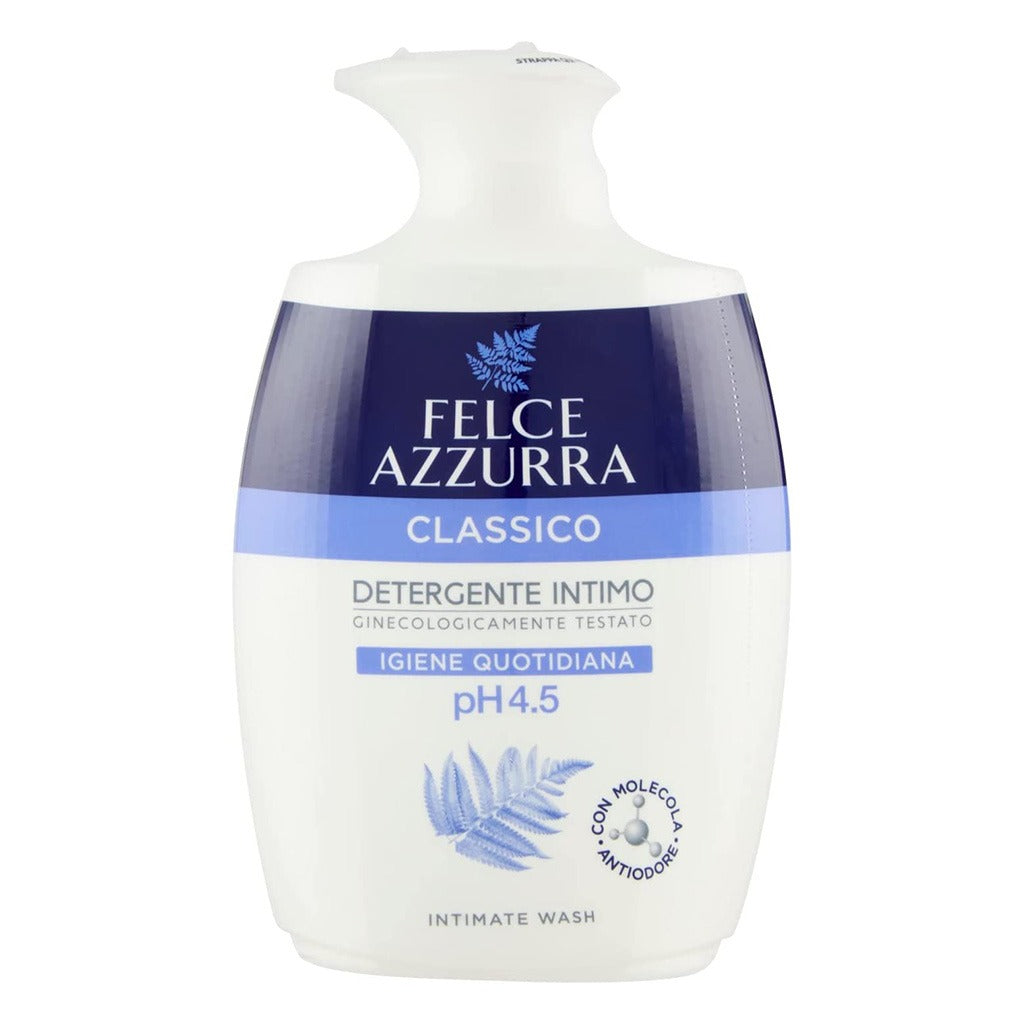 Felce Azzurra Classic Intimate Wash Original, pH 4.5, 250ml - Easy Pharmacy LLC