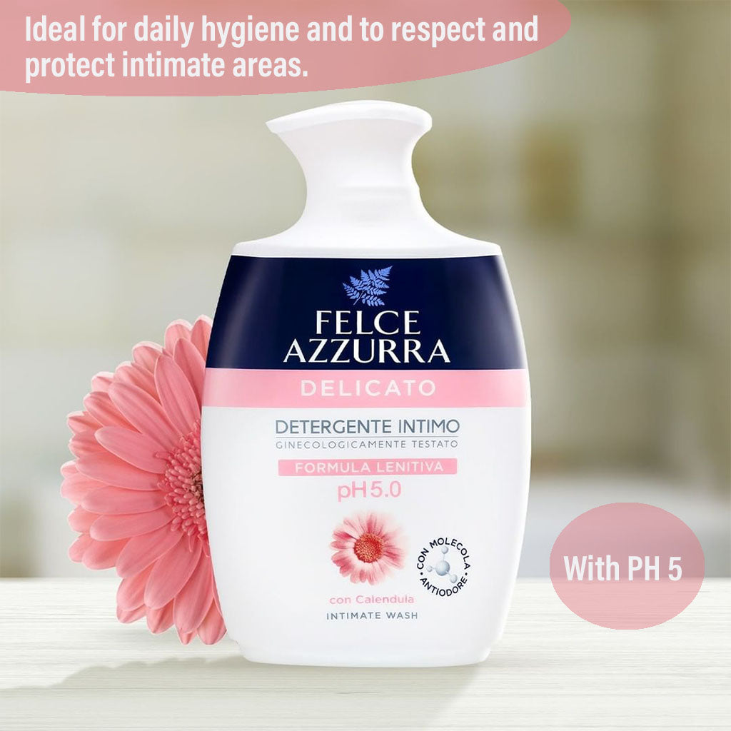 Felce Azzurra Delicate Soothing Intimate Wash With pH 5.0, 250ml - Easy Pharmacy LLC
