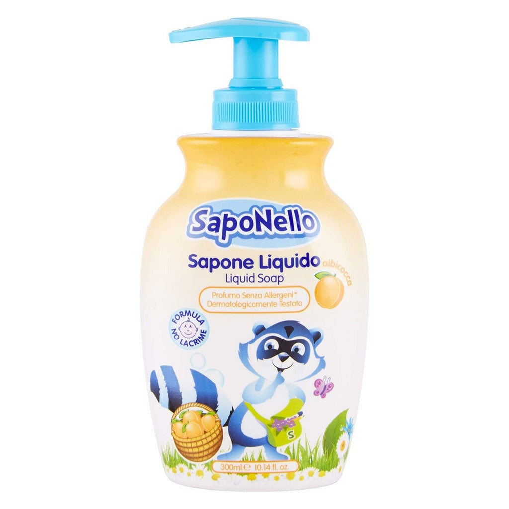 Saponello Baby Liquid Soap Apricot 300ml - Easy Pharmacy LLC