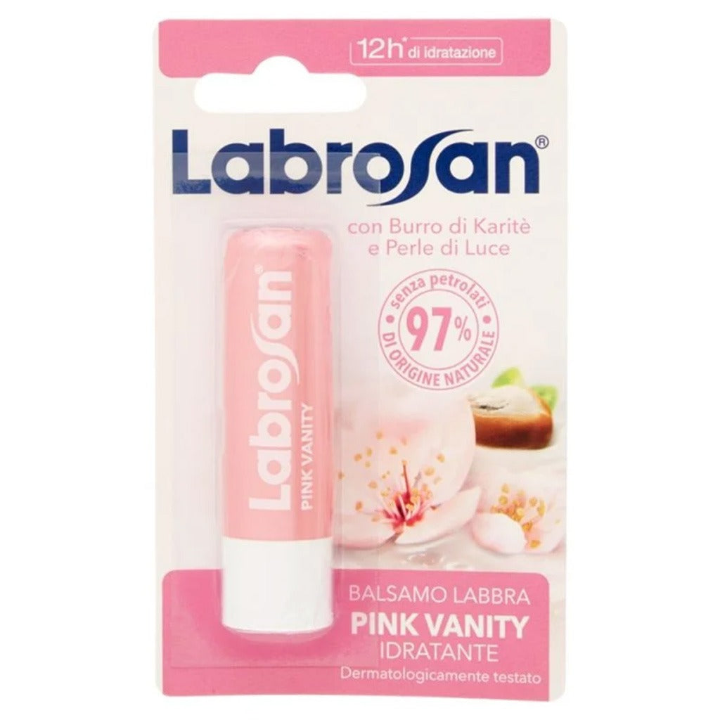 Labrosan Blister Lip Balm Pink Vanity For 12 Hour Moisturization 5.5ml - Easy Pharmacy LLC