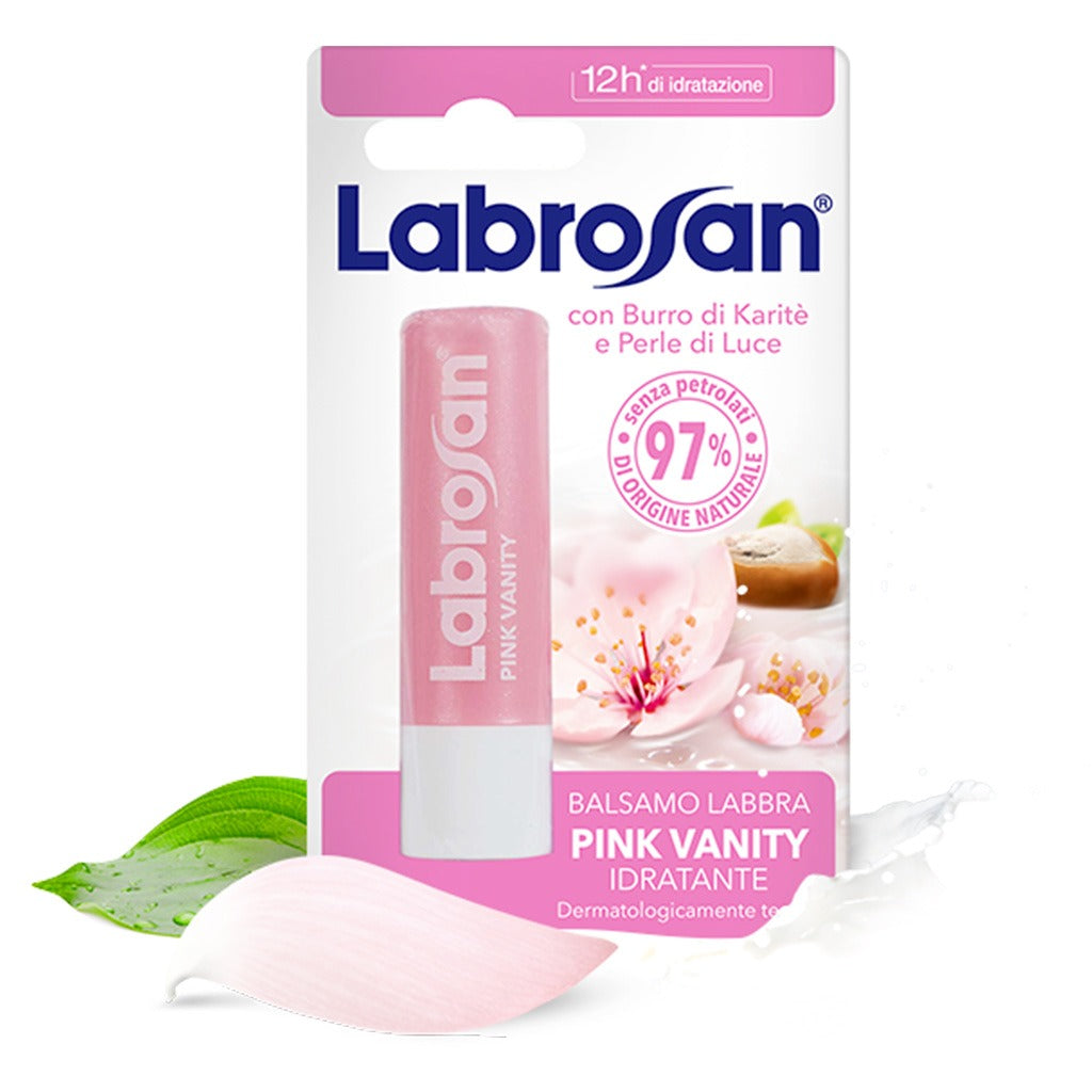 Labrosan Blister Lip Balm Pink Vanity For 12 Hour Moisturization 5.5ml - Easy Pharmacy LLC