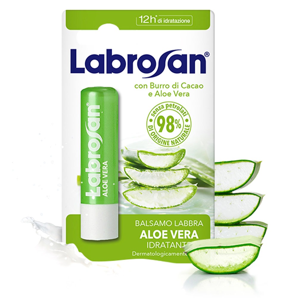 Labrosan Blister Lip Balm Aloe For 12 Hour Moisturization 5.5ml - Easy Pharmacy LLC