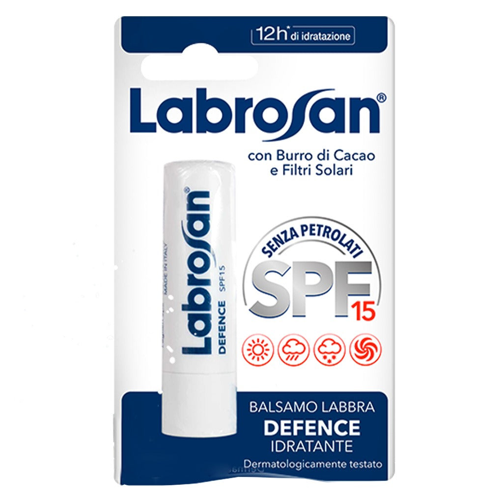 Labrosan Blister Lip Balm Defence With SPF 15 For 12 Hour Moisturization 5.5ml - Easy Pharmacy LLC