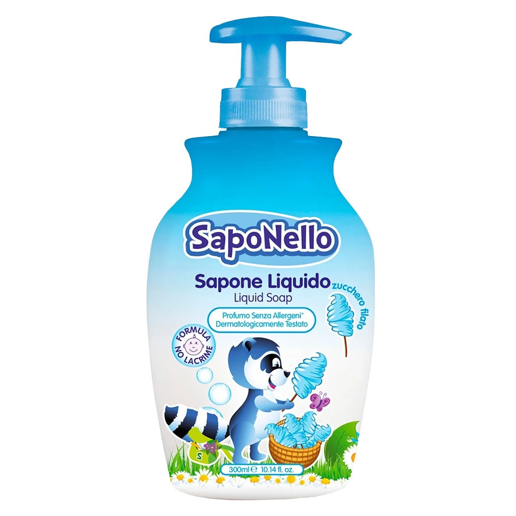 Saponello Baby Liquid Soap Cotton Candy 300ml - Easy Pharmacy LLC