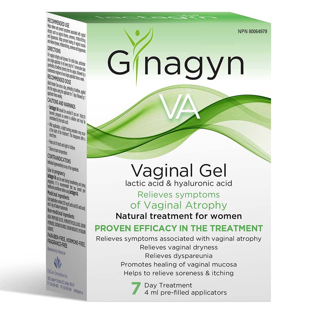 Gynagyn VA Hyaluronic Acid & Lactic Acid Single-Use Vaginal Gel For Vaginal Atrophy, Pack of 7 x 4ml Pre-Filled Applicators - Easy Pharmacy LLC