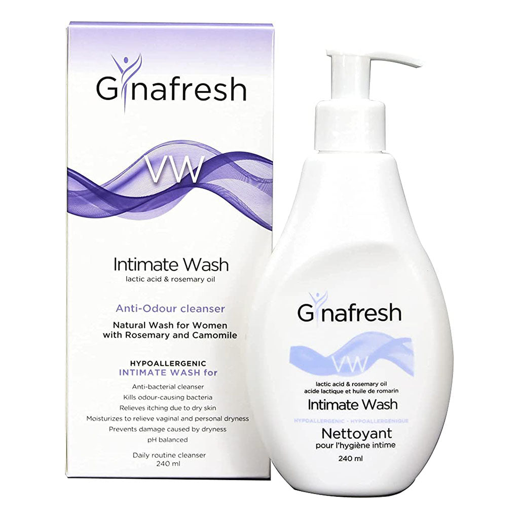Gynafresh VW Anti-Odour Cleansing Anti-Bacterial Intimate Wash For Women 240ml - Easy Pharmacy LLC